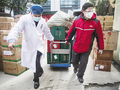 打通大动脉 畅通微循环 邮政快递为生产生活雪中送炭