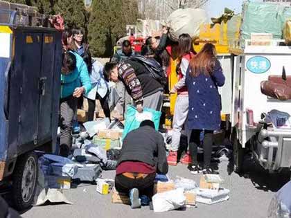 今年中国快递业务量已突破200亿件 仅用83天